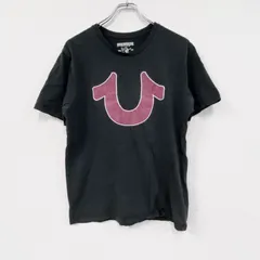 古着 used　TRUE RELIGION　半袖プリントTシャツ　黒　ブラック　Mサイズ