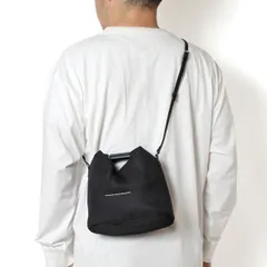 26SSモデル エムエムシックス MM6 Maison Margiela メンズ ジャパニーズ メッシュ クロスボディバッグ【ブラック】 SB6WD0026 P6414 T8013/【2026SS】m-bag