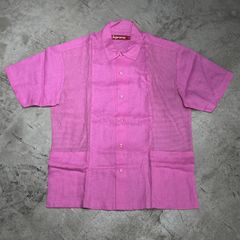 Supreme Mesh Panel Linen S/S Shirt 