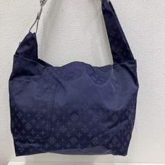 極美品✨ラシット トートバッグ 肩掛け ネイビー ゴールド金具 A4収納 