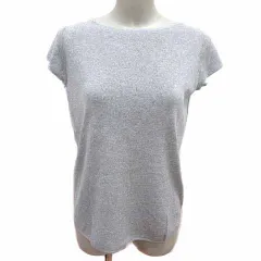 セオリーリュクス theory luxe ニット カットソー フレンチスリーブ 38 M グレー /YK