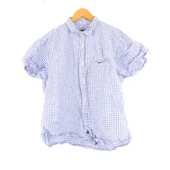 BURBERRY BLACK LABEL バーバリーブラックレーベル シャツ 3 コットン リネン 半袖 チェック メンズ AM8327A35 
