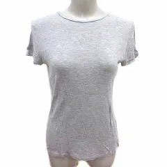 ザラ トラファルック ZARA Trafaluc ニット カットソー 半袖 M グレー /YK
