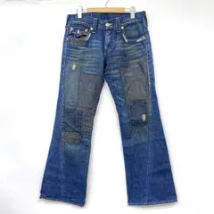 TRUE RELIGION トゥルーレリジョン JOEY PATCH フレアデニムパンツ 001-034465 サイズ:ROW 30 SEAT 33 ※中古