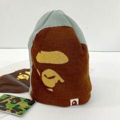 希少✨A BATHING APE ニット帽 HANA CHIKA 着用 - メルカリ