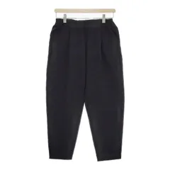 evam eva コットンナロー タックパンツ E203T071 サイズ1 イージー パンツ ブラック レディース エヴァムエヴァ【中古】4-0920M♪