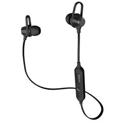 マグネット付き Bluetoothイヤホン ブラック ワイヤレスイヤホン 無線イヤホン スマホ対応 ハンズフリー通話 音楽再生 軽量 コンパクト