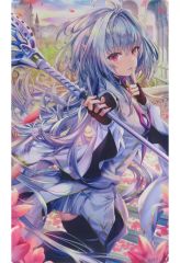 手描きイラスト アナログイラスト オリジナル 獣人 桜 水彩画 原画