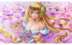 【中古】サプライ 【遊戯王】プレイマット ブラック・マジシャン・ガール(深桜葵) C102/葵之御息所