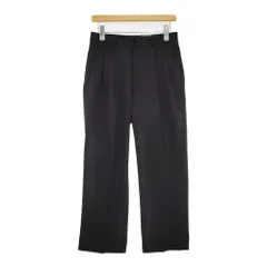 THE SHINZONE クライスラーパンツ サイズ32 定価23100円 21AMSPA01 タック パンツ ブラック レディース シンゾーン【中古】5-1026G♪