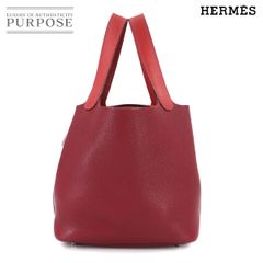 HERMES 美品 エルメス ピコタンロック MM ルージュカザック □Q刻印 HERMES 美品 エルメス ピコタンロック MM ルージュカザック □Q刻印