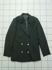 ◇ Θ ユナイテッドアローズ UNITED ARROWS ダブルブレストジャケット ブラック系 Mサイズ レディース E  【1602240007871】