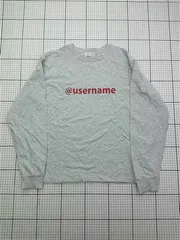 ◇ Θ チャオパニックティピー CIAOPANIC TYPY ロングスリーブTシャツ グレー系 M メンズ E  【1602240007796】