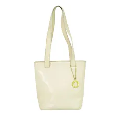 本物 セリーヌ CELINE レザー ショルダーバッグ トートバッグ アイボリー バッグ 中古・