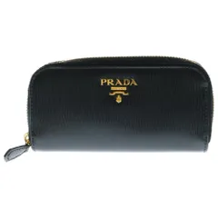 PRADA (プラダ) サフィアーノ 6連キーケース ブラック ゴールド金具 レザー 1PG604