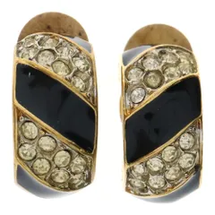 NINA RICCI (ニナリッチ) ラインストーンイヤリング GP