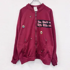 古着 used　～90s　adidas　アディダス　ATPタイプ　トラックジャケット/ジャージ　リメイク　赤　レッド　XLサイズ