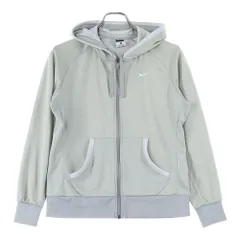 NIKE (ナイキ) メッシュロゴジップアップパーカー グリーン