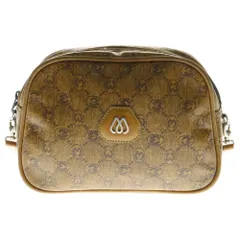 MORABITO (モラビト) ショルダーバッグ PVC×レザー ブラウン 〇