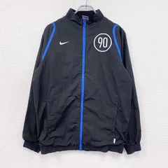 古着 used　NIKE　ナイキ　CLIMA-FIT　フルジップジャケット　スウッシュ　デカロゴ　黒　ブラック　XLサイズ