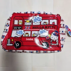 HELLOKITTYロンドンデザインレアポーチキティちゃん