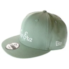 NEW ERA (ニューエラ) ロゴ刺繍 6パネル ベースボールキャップ 帽子 ライトグリーン