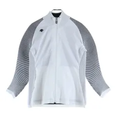 DESCENTE (デサント) デサントゴルフ 長袖ジャケット ナイロン ホワイト×ブラックのサムネイル