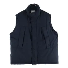 niko and (ニコアンド) パデッドベスト ブラック ナイロン