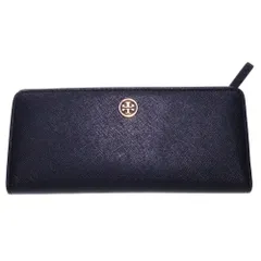 TORY BURCH (トリー バーチ) ロングウォレット 長財布 カードケース ブラック レザー ゴールド金具 レディース