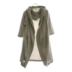 MOUSSY (マウジー) フード付き ロングカーディガン グレージュ