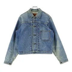 Levi's (リーバイス) 90S VINTAGE 506 1st ヴィンテージ 大戦モデル 復刻 ボタン裏J02 ビッグE ファーストフード デニム トラッカージャケット インディゴ 71506