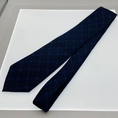 未使用品】ボッテガヴェネタ ネクタイ ネイビー系 織柄 ♠︎ - メルカリ