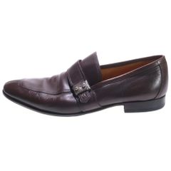 HERMES エルメス キャンバス デッキシューズ ネイビー 42 - メルカリ
