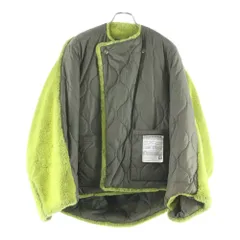 MAISON MIHARAYASUHIRO (メゾンミハラヤスヒロ) 20AW Contrast Texture Reversible Faux Fur Jacket ファー リバーシブル キルティング 中綿 ジャケット レディース B05BL401のサムネイル