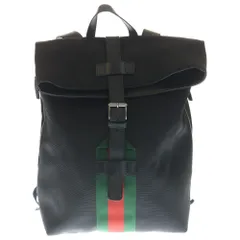 GUCCI (グッチ) シェリーライン リュックサック バックパック ブラック