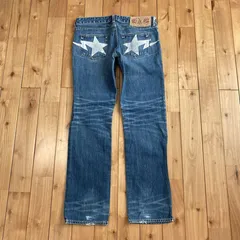BAPE STA Denim Pants レディース SHORTサイズ a bathing ape star BAPESTA デニム パンツ エイプ ベイプ アベイシングエイプ NIGO w3のサムネイル