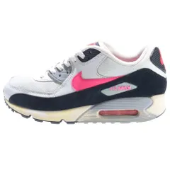 NIKE (ナイキ) AIR MAX 90 ESSENTIAL エアマックス90 エッセンシャル ローカットスニーカー ホワイト/ピンク US9/27cm 537384-120