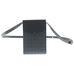 dunhill (ダンヒル) モノグラム ネックストラップ フォン ショルダー ブラック