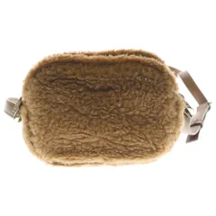 Max Mara (マックスマーラ) テディベア カメラバッグ ブラウン ボア ショルダーバッグ