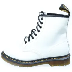 Dr.Martens (ドクターマーチン) 1460 8ホール レザー レースアップ ブーツ ホワイト