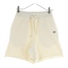 CELINE (セリーヌ) トリオンフロゴ刺繍 カットオフ スウェット ショートパンツ ハーフパンツ ショーツ レディース クリーム 2Z057450I