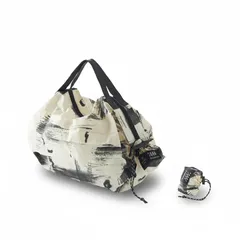 【新品】 [マーナ] Shupatto パッカブルバック (8L/ホワイトバーチ) ファスナー付き シュパット エコバッグ 折りたたみ コンパクト 小さめ エコバック 折り畳みバッグ トートバッグ S501HW 1
