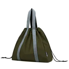 【新品】 EMKEKE エコバッグ 買い物バッグ レディース レジカゴ 3WAY リュック トート ショルダー バッグ 大容量 ナイロン 折りたたみ 軽量 マザーズバッグ レジカゴリュック 買い物 ジム 通勤 通学 旅行 おしゃれ (カーキ) 1