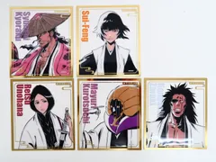 5枚セット BLEACH WORLD クリアミニ色紙コレクション ～BLEACH WORLD ver.～ /京楽春水・砕蜂・卯ノ花烈・涅マユリ・更木剣八