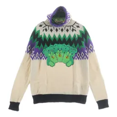 MSGM (エムエスジーエム) ベアパイル刺繍 タートルネック ニットセーター マルチ 2940MM147Xのサムネイル
