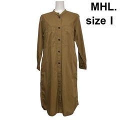 美品✨MHL. マーガレットハウエル ロングリネンシャツワンピース M