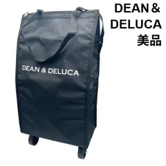 美品 ディーンアンドデルーカ Dean & DeLuca ショッピングカート 保冷効果 ピクニック アウトドア コンパクト収納 黒 レディース 6V324