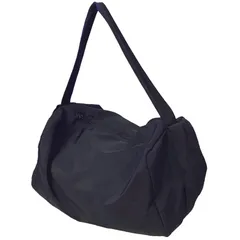 【新品】 [Aquamie] 斜め掛け バッグ メッセンジャーバッグ ショルダーバッグ 大きめ ナイロン A4 横 (ブラック) 1