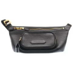 TOM FORD (トムフォード) ロゴ レザー ショルダーバッグ ブラック H0573 LCL244Gのサムネイル