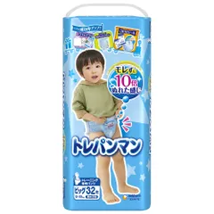 【パンツ ビッグサイズ】トレパンマン男の子 トイレトレーニング用 (12~22kg)32枚 